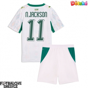 Senegal Nicolas Jackson #11 Dětské Domácí dres komplet MS 2026 Krátký Rukáv (+ trenýrky)